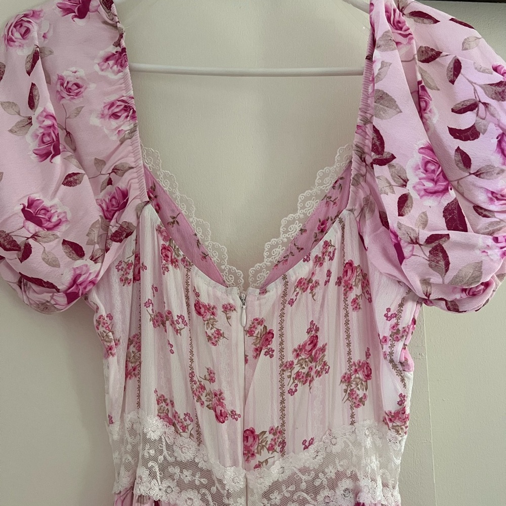 Altar'd State Pink Floral Maxi Dress - Picture 5 of 7